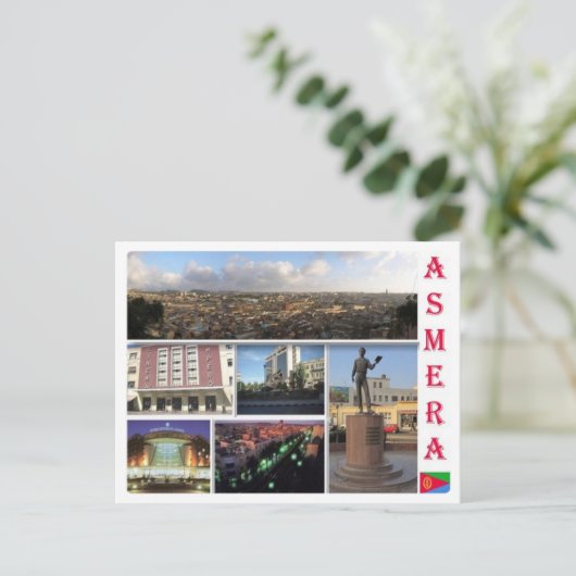 Eritrea - Asmar - Postkarte (Stehend Vorderseite)