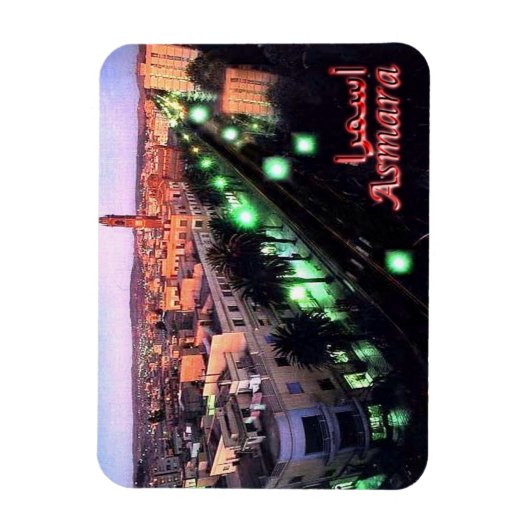 Eritrea - Asmara Night - Magnet (Vertikal)