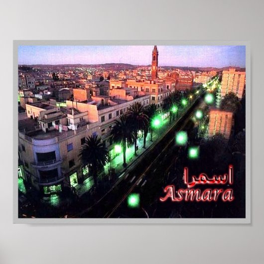 Eritrea - Asmara Night - Poster (Vorne)