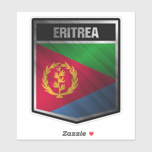 Eritrea Aufkleber (Blatt)