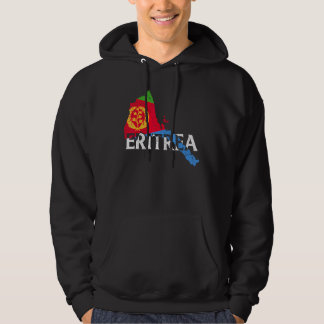 Eritrea Country Map Flag Proud Eritrean Patriotic Hoodie