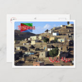 Eritrea - Dorfhäuser - Postkarte (Vorne/Hinten)