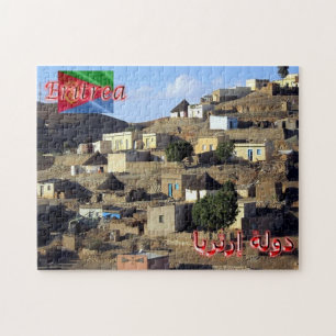 Eritrea - Dorfhäuser - Puzzle