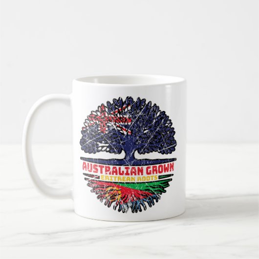 Eritrea Eritrean Australian Australia Tree Roots Kaffeetasse (Links)