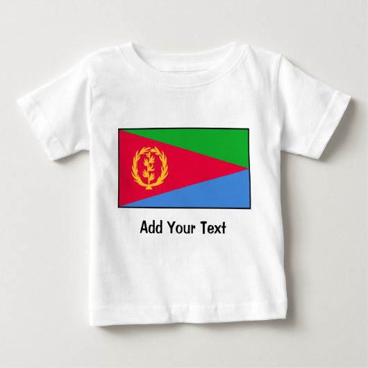 Eritrea - eritreische Flagge Baby T-shirt (Vorderseite)
