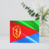 Eritrea - Eritreische Flagge - Postkarte (Stehend Vorderseite)