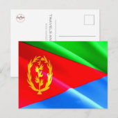 Eritrea - Eritreische Flagge - Postkarte (Vorne/Hinten)