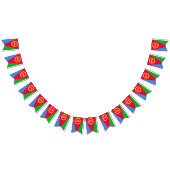 Eritrea flag bunting banner (Alle)