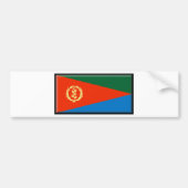 Eritrea-Flagge Autoaufkleber (Vorne)
