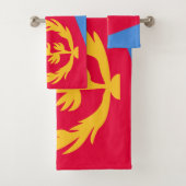 Eritrea-Flagge Badhandtuch Set (Insitu)