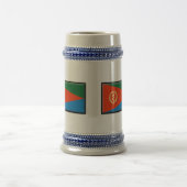 Eritrea-Flagge Bierglas (Mittel)