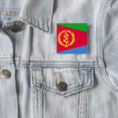 Eritrea-Flagge Button (Beispiel)