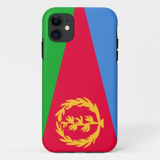 Eritrea-Flagge Case-Mate iPhone Hülle (Rückseite)