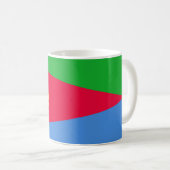 Eritrea-Flagge Kaffeetasse (VorderseiteRechts)