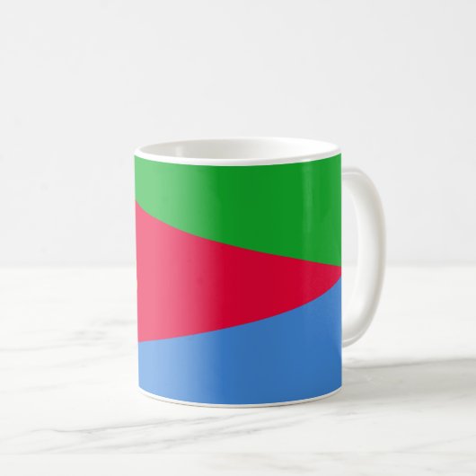 Eritrea-Flagge Kaffeetasse (VorderseiteRechts)