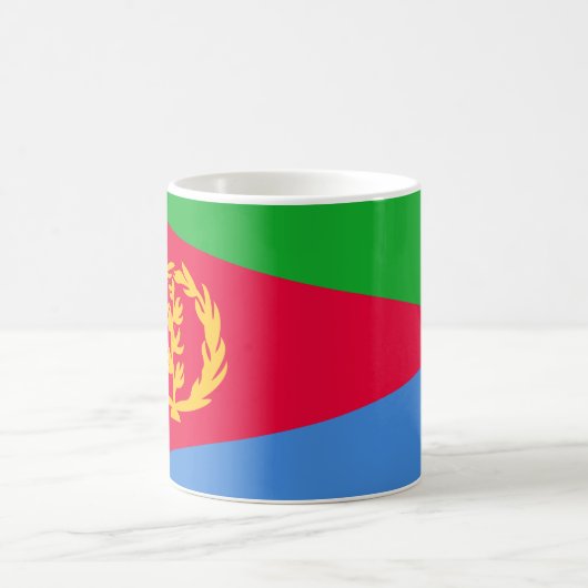 Eritrea-Flagge Kaffeetasse (Mittel)