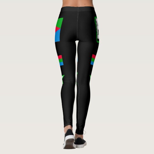 Eritrea-Flagge Leggings (Rückseite)