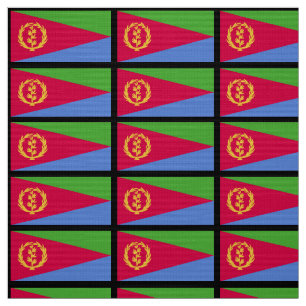 Eritrea-Flagge Stoff