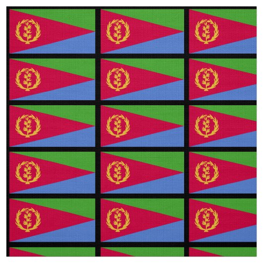 Eritrea-Flagge Stoff (Muster)