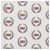 Eritrea-Flagge Stoff (Muster)