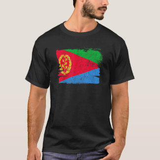 Eritrea-Flagge Stolz Freundschaft Stolz Frieden Vi T-Shirt