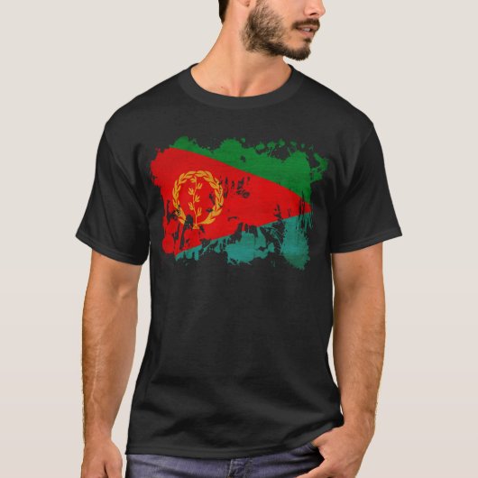 Eritrea-Flagge T-Shirt (Vorderseite)