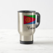 Eritrea-Flaggen-Entwurf Reisebecher (VorderseiteRechts)