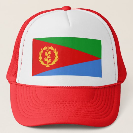 Eritrea-Flaggen-Hut Truckerkappe (Vorderseite)