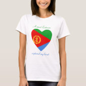 Eritrea-Flaggen-Schatz-T - Shirt (Vorderseite)