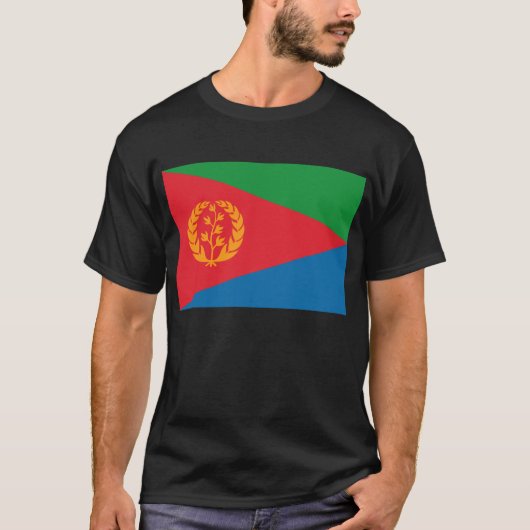Eritrea-Flaggen-T - Shirt (Vorderseite)