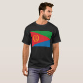 Eritrea-Flaggen-T - Shirt (Vorne ganz)