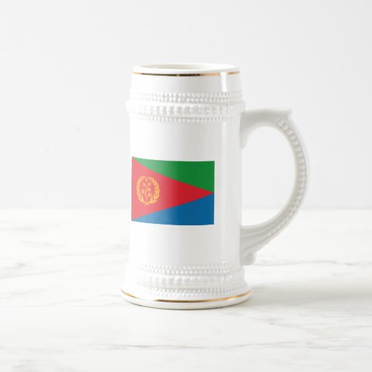Eritrea-Flaggen-Tasse Bierglas (Rechts)