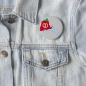 Eritrea-Flaggenkarte Button (Beispiel)