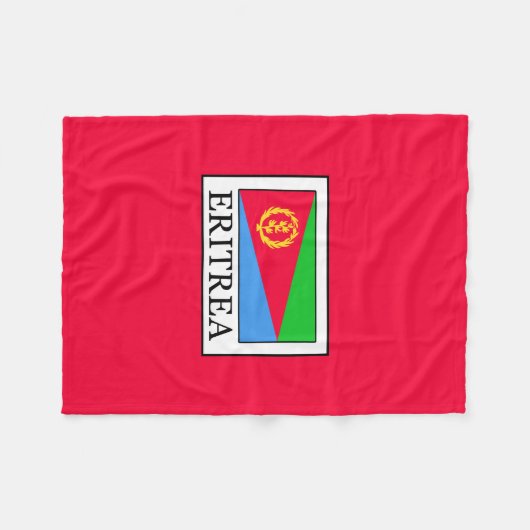 Eritrea Fleecedecke (Vorderseite (Horizontal))