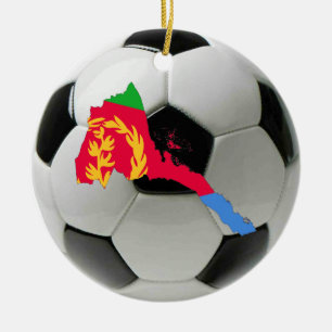 Eritrea-Fußballfußballverzierung Keramikornament