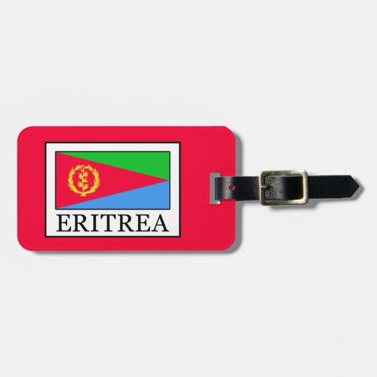 Eritrea Gepäckanhänger (Vorderseite horizontal)