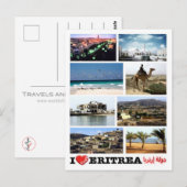 Eritrea I Liebe- Postkarte (Vorne/Hinten)