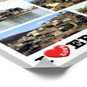 Eritrea - I Love- Poster (Ecke)