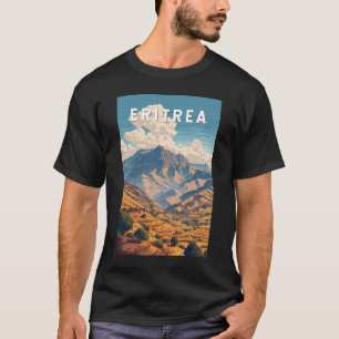 Eritrea Illustration Travel Art Vintag T-Shirt