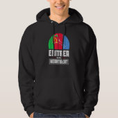 Eritrea ist mein Herzschlag Liebe Eritrea Flaggenp Hoodie (Vorderseite)