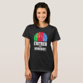 Eritrea ist mein Herzschlag Liebe Eritrea Flaggenp T-Shirt (Vorne ganz)