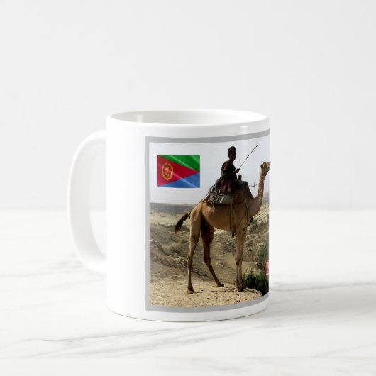 Eritrea - Kamel - Kaffeetasse (Vorderseite Links)