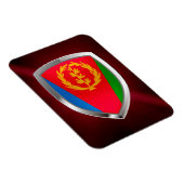 Eritrea Mettalic Emblem Magnet (Rechte Seite)
