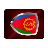 Eritrea Mettalic Emblem Magnet (Horizontal)