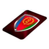 Eritrea Mettalic Emblem Magnet (Linke Seite)
