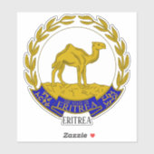 Eritrea National Emblem Patriotic Aufkleber (Blatt)