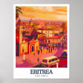 Eritrea Poster - Asmara Straßen Druck - Asmara Wan (Vorne)