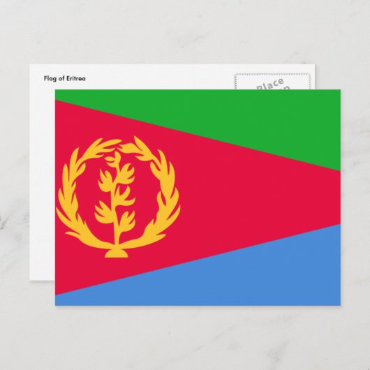 Eritrea Postkarte (Vorne/Hinten)