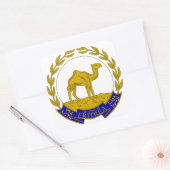 Eritrea Quadratischer Aufkleber (Umschlag)