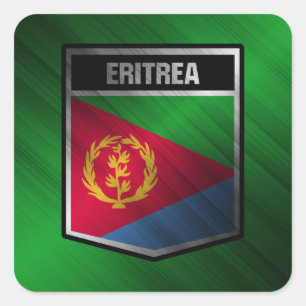 Eritrea Quadratischer Aufkleber